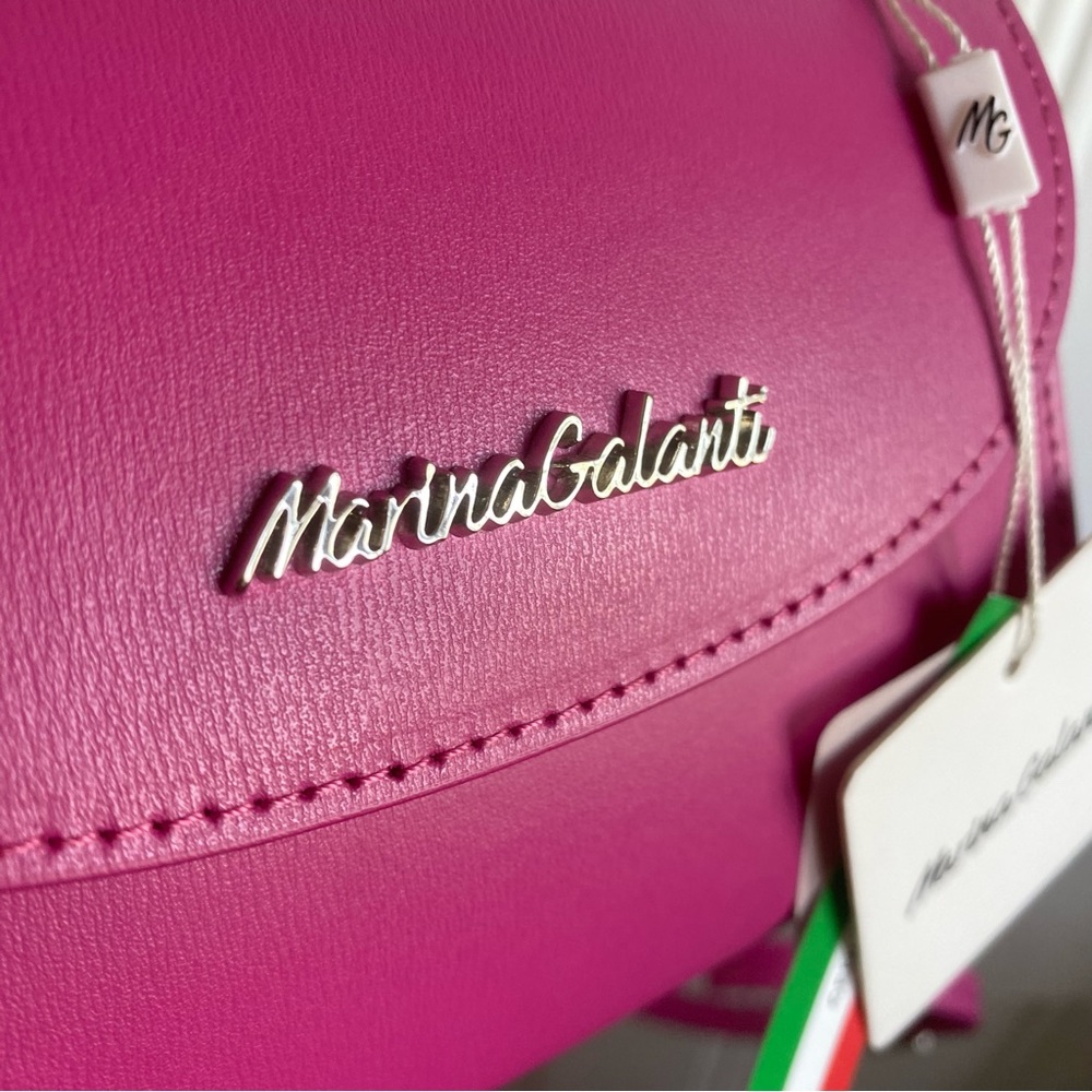 MARINA GALANTI Made In Italy Leather Mini Crossbody Bag - Picture 6 of 14